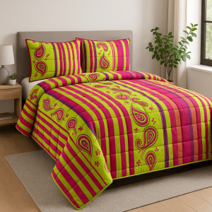 Κουβερλί  διπλό 200x240   ethnik laxani σειρά colors