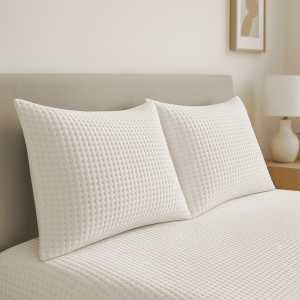 Μαξιλαροθήκες σετ 45 x 65 cm με ύφασμα  πικέ   protect bed  love home